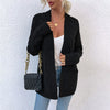 Sweater Women Autumn Winter New  Twist Mid-Length Pocket Knitted Cardigan Coat