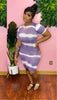 Plus Size Classic Tie Dye  Dress