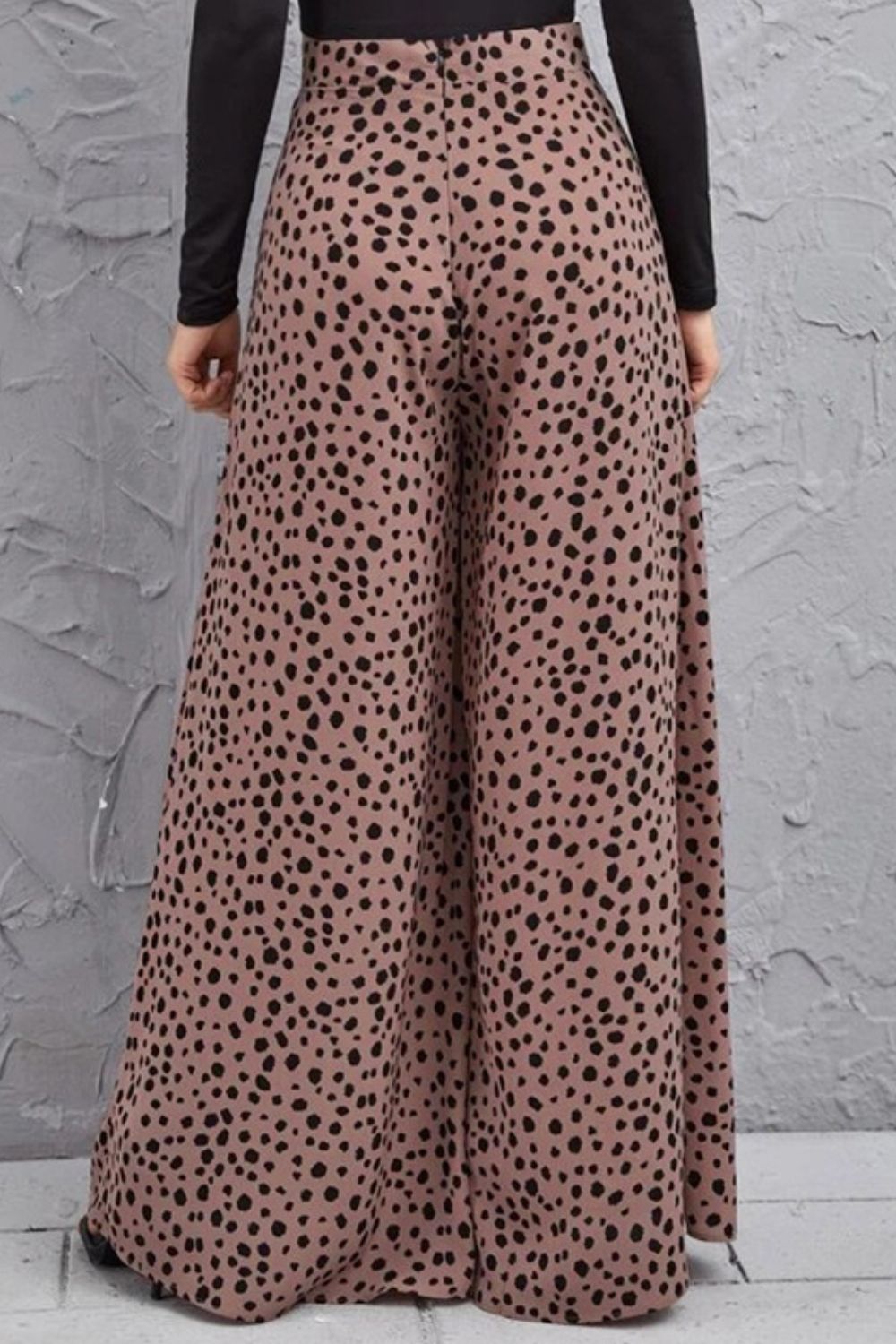 Leopard Print High-Rise Culottes